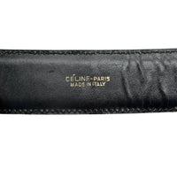 Celine Black Gold Triomphe Vintage Phoebe era Belt