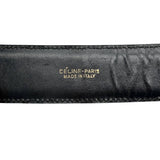 Celine Black Gold Triomphe Vintage Phoebe era Belt