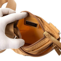 Prada Yellow Gold Tessuto Nylon Logo Crossbody Shoulder Messenger Small Bag