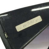 Chanel Black Purple Tinted Silver CC Logo Sunglasses 8047
