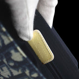 Christian Dior Blue Monogram Shoulder Bag