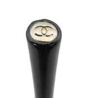 Chanel Rhinestone CC Logo Grey Tinted Black Rimless Sunglasses