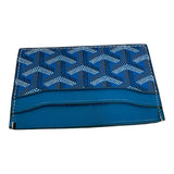 Goyard Blue Monogram Saint Sulpice Cardholder