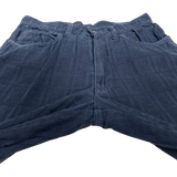 Fendi Navy Blue Zucca Monogram Cotton Trousers Pants