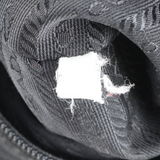 Prada Black Logo Nylon Tessuto Tote Shoulder Bag