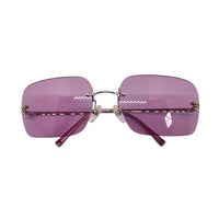 Chanel CC Logo Purple Pink Sunglasses 4017