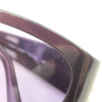 Chanel Purple Tinted Gold CC Logo Sunglasses
