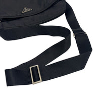 Prada Sport Black Nylon Logo Messenger Shoulder Crossbody Bag