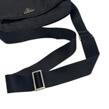 Prada Sport Black Nylon Logo Messenger Shoulder Crossbody Bag