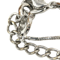 Christian Dior Silver Logo Wing Necklace John Galliano