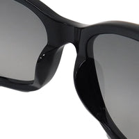 Chanel Black Silver Foldable CC Logo Sunglasses 5038