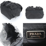 Prada Sport Black Nylon Logo Shoulder Rucksack Bag Backpack