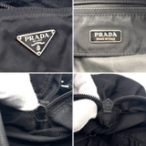 Prada Nylon Tessuto Black Mini Tote Shoulder Bag