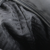 Prada Black Logo Nylon Tessuto Tote Shoulder Bag