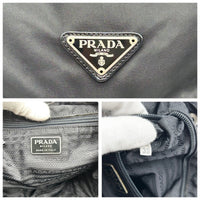 Prada Sport Black Nylon Logo Shoulder Rucksack Bag Backpack