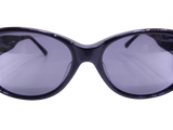 Celine Black Gold Logo Oval Kurt Cobain Sunglasses CLF-689