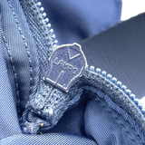 Prada Navy Blue Nylon Logo Shoulder Crossbody Bag