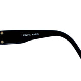 Celine Black Gold Logo Sunglasses CLF-631