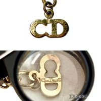 Christian Dior Spellout Logo Gold Chain Necklace