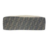 Fendi Zucca Pattern Tote Bag Khaki Dark Brown