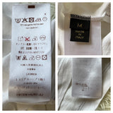 Louis Vuitton Embroidered Spellout Logo White Grey T shirt