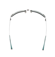 Chanel Rhinestone Teal Blue Tinted Sunglasses 4017-D