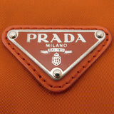 Prada Orange Tessuto Nylon Logo Crossbody Shoulder Messenger Bag