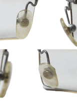 Chanel Rimless Silver Transparent Clear Sunglasses 4047