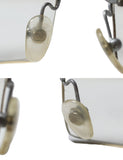 Chanel Rimless Silver Transparent Clear Sunglasses 4047