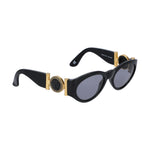 Gianni Versace Black Gold Medusa Logo Sunglasses MOD.617 COL.852