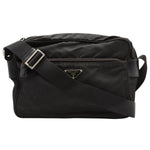 Prada Sport Black Nylon Logo Messenger Shoulder Crossbody Bag