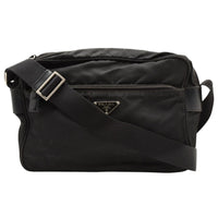 Prada Sport Black Nylon Logo Messenger Shoulder Crossbody Bag