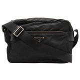 Prada Sport Black Nylon Logo Messenger Shoulder Crossbody Bag