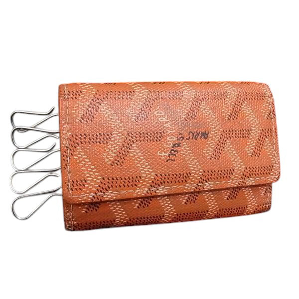 Goyard Orange Monogram Saint Pierre Key Holder Pouch