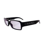Chanel Black Rhinestone Swarovski Sunglasses 3059-B