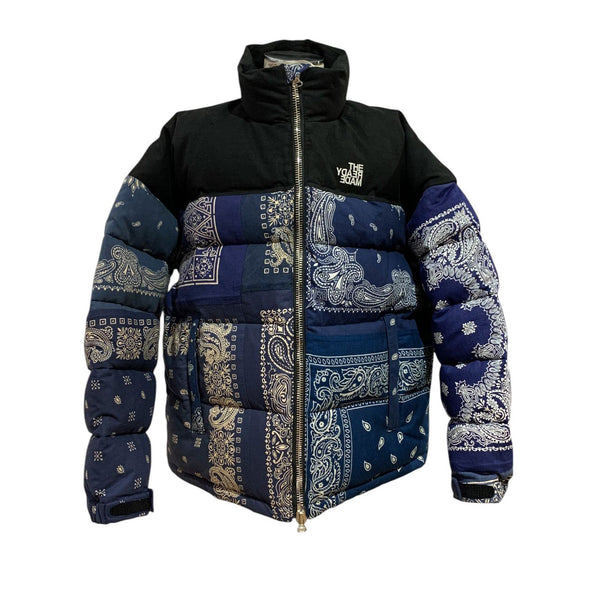 Readymade Navy Blue Bandana Down Nuptse Jacket