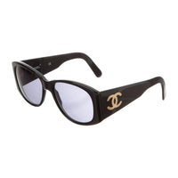 Chanel Gold CC Logo Black 05246 Sunglasses