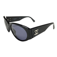 Chanel Black Silver CC Logo 06917 Sunglasses