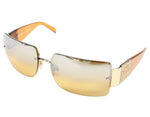 Chanel 4095-B Swarovski CC Logo Brown Sunglasses