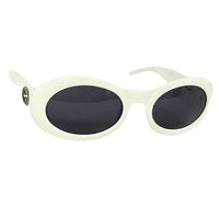 Gucci GG2400 White Oval GG Logo Kurt Cobain Sunglasses
