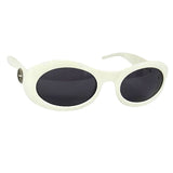 Gucci GG2400 White Oval GG Logo Kurt Cobain Sunglasses