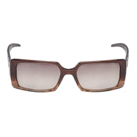 Chanel Brown Silver Quilted CC Logo Rhinestone Sunglasses 5045-B
