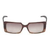 Chanel Brown Silver Quilted CC Logo Rhinestone Sunglasses 5045-B