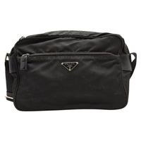 Prada Sport Black Nylon Logo Messenger Shoulder Crossbody Bag