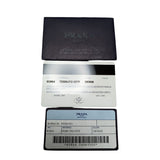 Prada Nylon Tessuto Light Blue Grey Logo Tote Hand bag