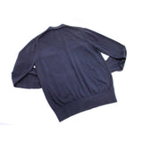 Chanel Uniform by Karl Lagerfeld Navy Blue Cardigan