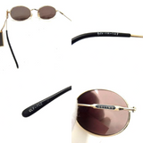 Celine Gold Oval Logo Celine CLF-752 Vintage Sunglasses