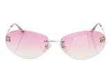 Chanel Light Pink Ombre 4013 Sunglasses