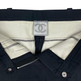 Chanel Sport 03A Black CC Logo Trousers Pants