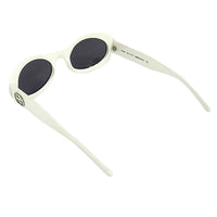 Gucci GG2400 White Oval GG Logo Kurt Cobain Sunglasses